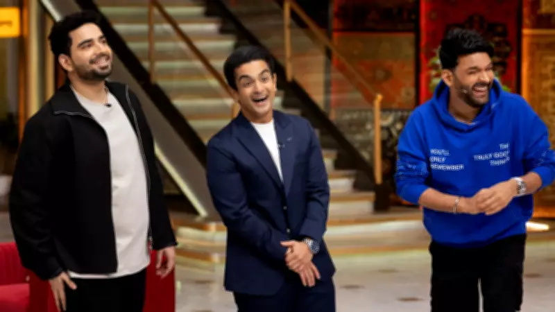 Samay Raina, Ranveer Allahbadia Joke About India's Got Latent Controversy on Kapil Sharma Show