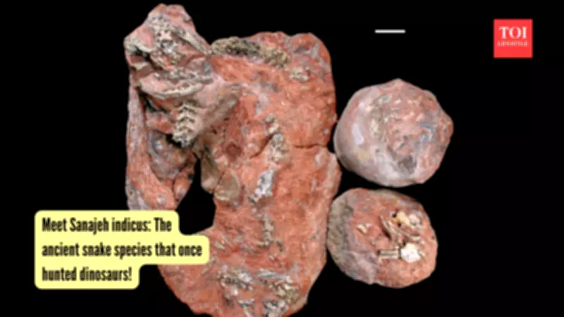 Sanajeh indicus: Prehistoric Snake That Hunted Baby Dinosaurs in India