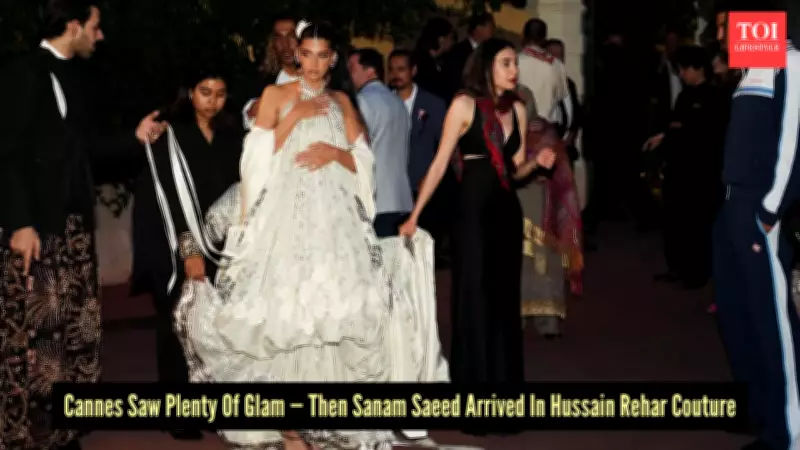 Sanam Saeed Dazzles at Cannes 2026 in 2,300-Hour Couture Masterpiece