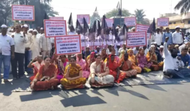 Sangli Farmers Protest Maharashtra Shaktipeeth Expressway with Bike Rally