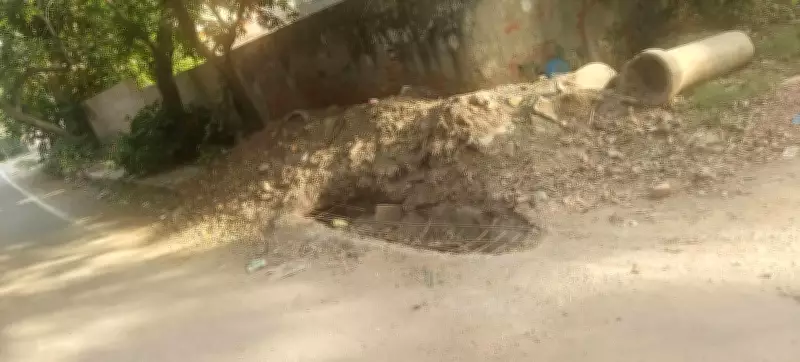 Sector 31 Residents Fear Another Monsoon of Waterlogging Due to Poor Drainage
