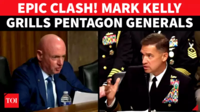 Sen. Kelly Grills U.S. Generals Over Iran Civilian Casualties in Hegseth Stunner