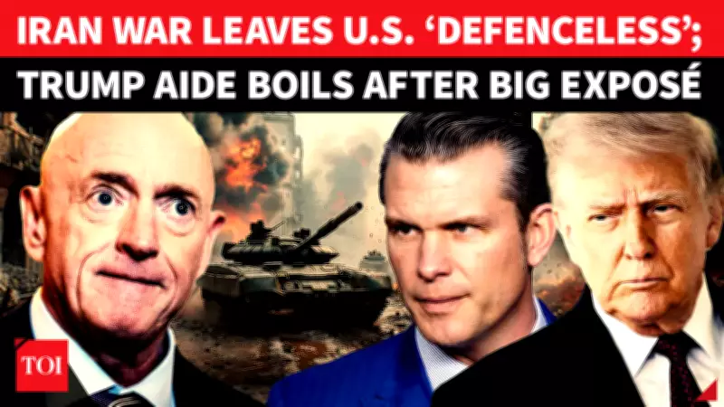 Sen. Kelly: US Missile Depletion After Iran War Risks China Conflict
