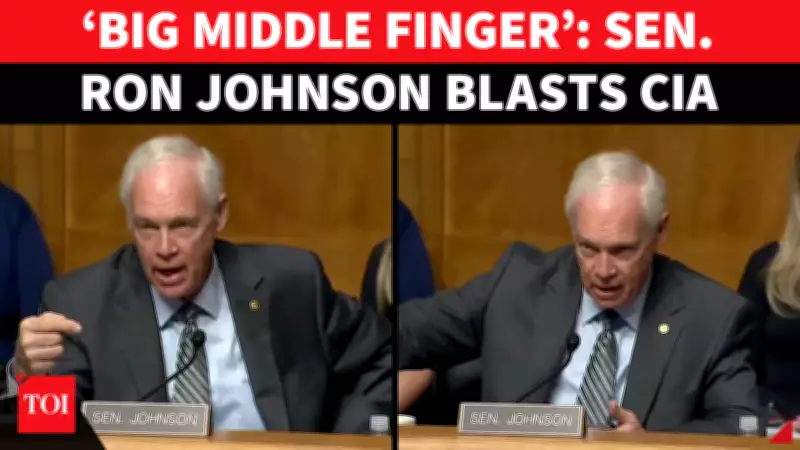 Sen. Ron Johnson Erupts at CIA, FBI Over COVID Cover-Up Allegations