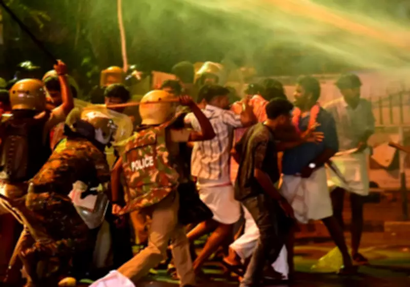 SFI Protest Turns Violent in Thiruvananthapuram, Clashes with Police
