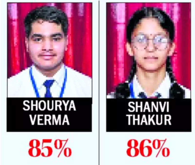 Shourya and Shanvi Top Paras School in Class XII Exams