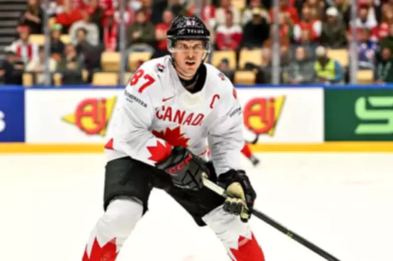 Sidney Crosby questions officiating during Canada's dominant win over Italy at IIHF Worlds