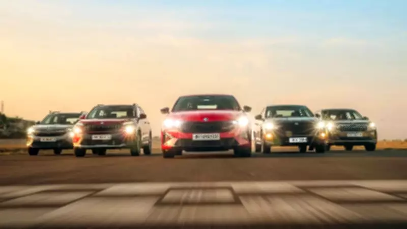 Skoda Auto India Sets Two National and Asian Records with Fastest Multi-Car Relay