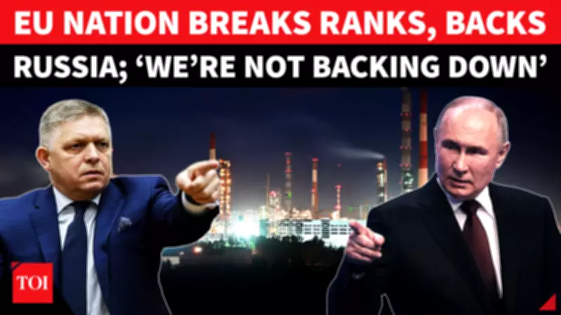 Slovak PM Fico Exposes EU Hypocrisy Over Russian LNG Imports