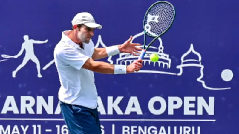 SM Krishna Memorial Tennis: Gray Outlasts Sasikumar to Enter Semifinals