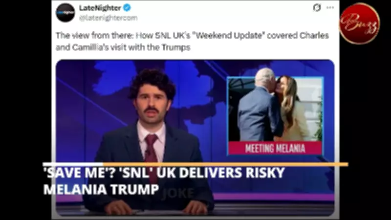 SNL UK Takes Swipe at Melania Trump With King Charles Kiss Joke Amid Kimmel Backlash