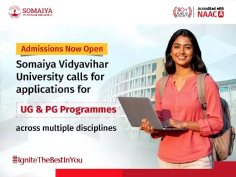 Somaiya Vidyavihar University Opens Admissions for UG and PG Programmes