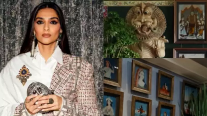 Sonam Kapoor's Home: A Gallery of Traditional Indian Art and Sculptures