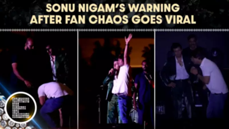 Sonu Nigam Calmly Handles Stage Rush, Issues Safety Warning Live