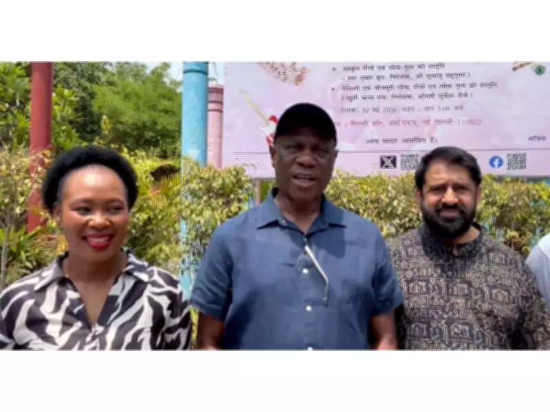 South African Deputy President Mashatile Visits Dilli Haat