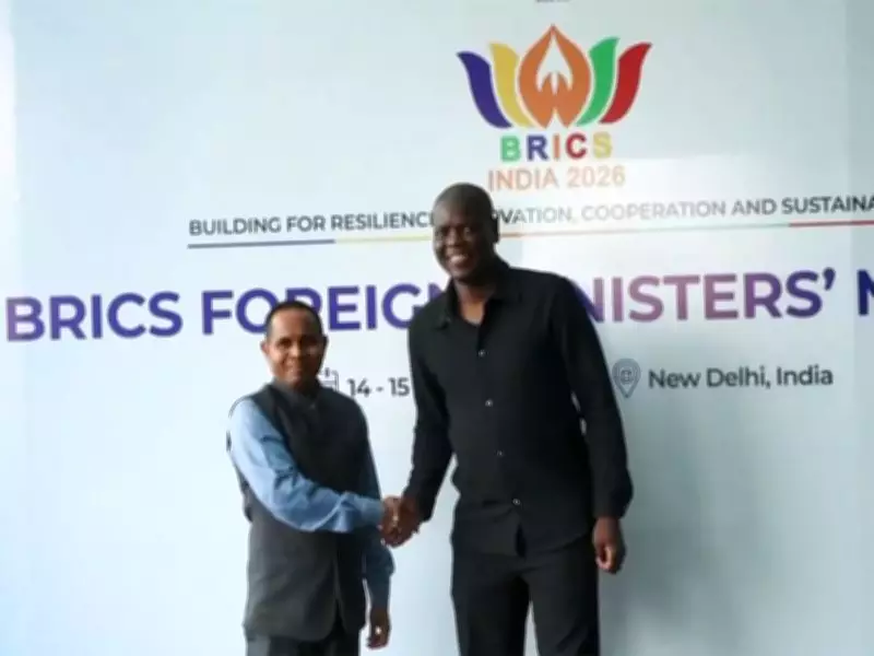 South African Minister Arrives in Delhi for BRICS Meeting
