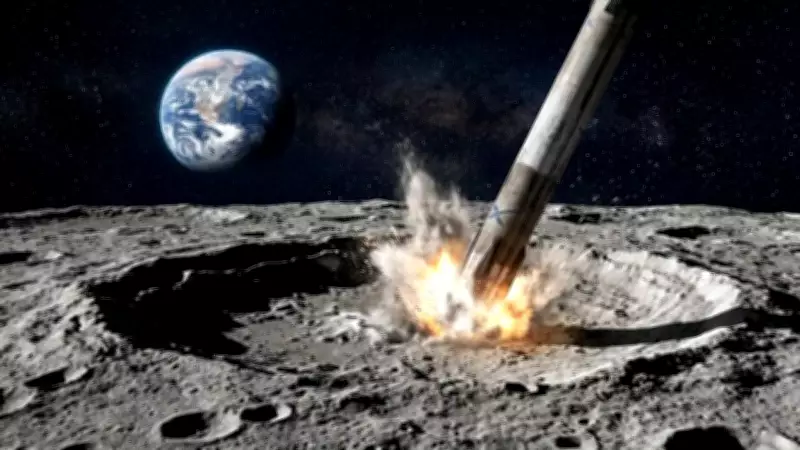 SpaceX Falcon 9 Rocket Stage on Collision Course With Moon Due to Crash on August 5, 2026