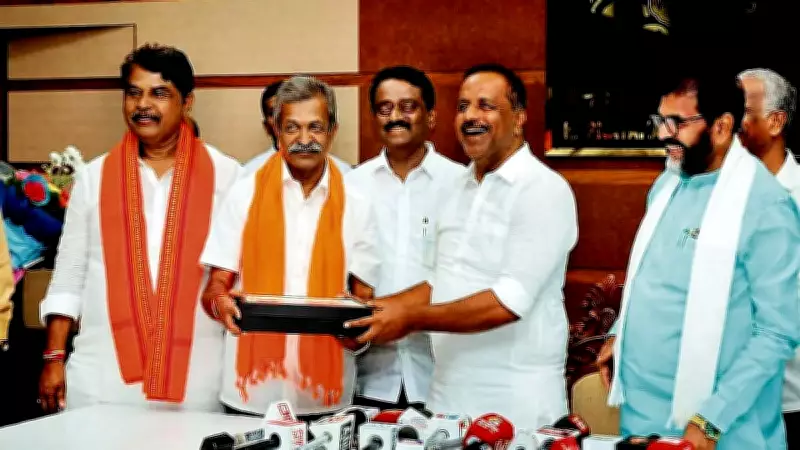 Speaker U T Khader Administers Oath to BJP's D N Jeevaraj as New MLA