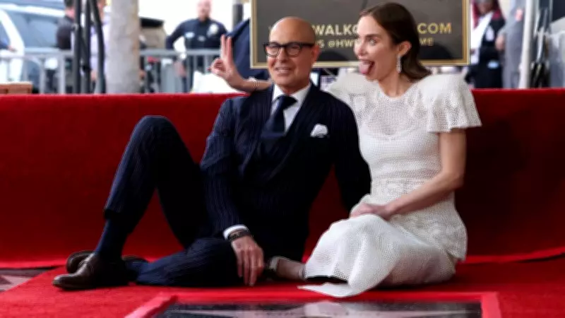 Stanley Tucci and Emily Blunt Honored with Hollywood Walk of Fame Stars