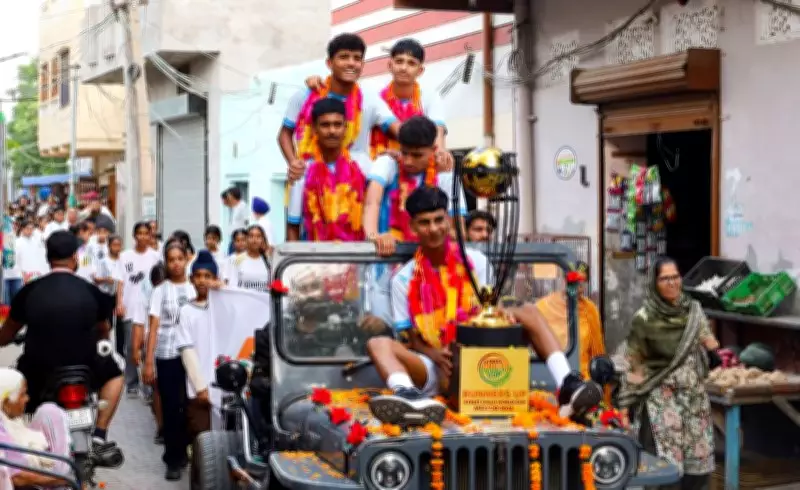 Street Child World Cup Heroes Welcomed in Jalandhar's Rurka Kalan