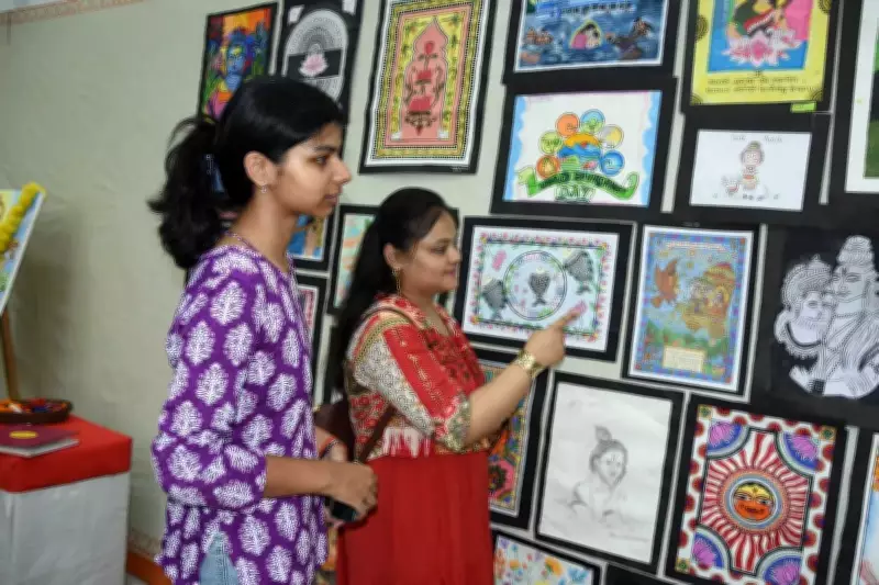 Student art exhibition in Lucknow showcases creativity and social issues