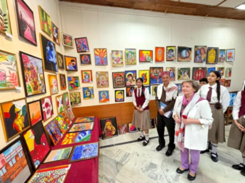 Students Showcase Artistic Brilliance at Painting Exhibition