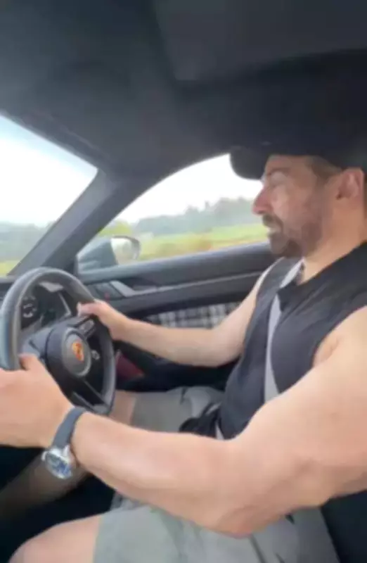 Sunny Deol Enjoys Peaceful Drive to Satinder Sartaj's 'Beet Jaaniya'