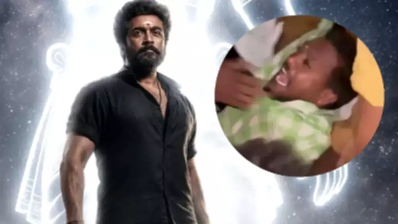 Suriya's Karuppu Opens to Massive Response, Fan Goes Devotional in Theatre