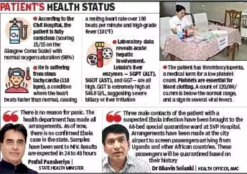 Suspected Ebola Case in Gujarat: Businessman from Congo Quarantined