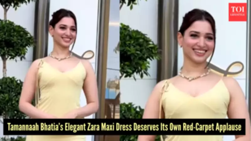 Tamannaah Bhatia's Zara Maxi Dress Goes Viral: Affordable Style with Louboutin Heels