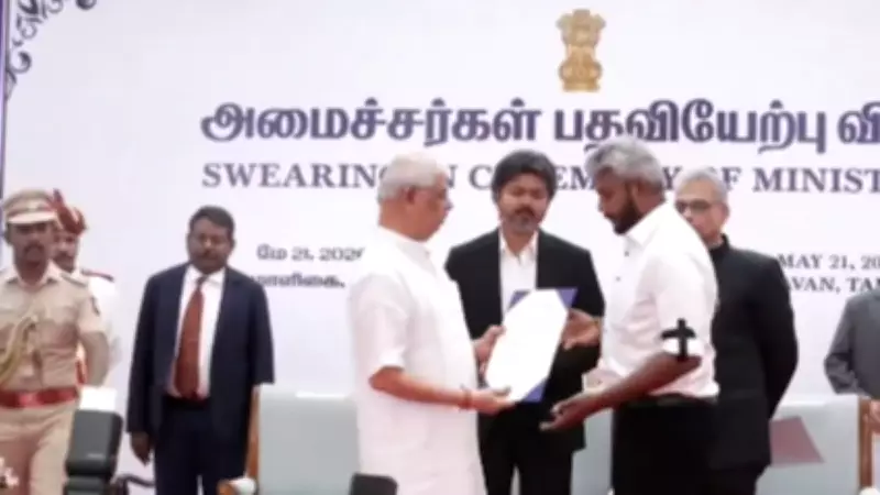 Tamil Anthem Position at Vijay Minister's Swearing-In Sparks Outrage