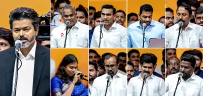 Tamil Nadu CM Vijay, 9 Ministers Take Oath in Assembly Session