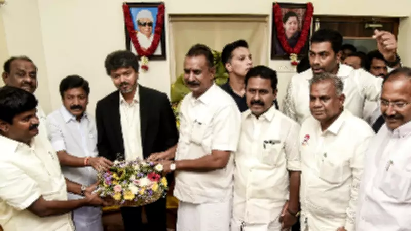 Tamil Nadu CM Vijay Meets AIADMK Rebel Leader Shanmugam, 30 MLAs Back TVK