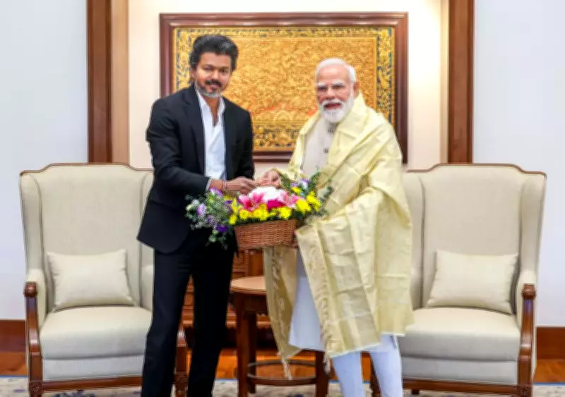 Tamil Nadu CM Vijay Meets PM Modi, Seeks Action on Mekedatu Project and Fishermen Arrests