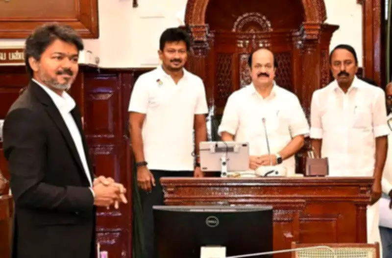 Tamil Nadu Speaker Calls Vijay 'Living MGR', Hails Silent Revolution