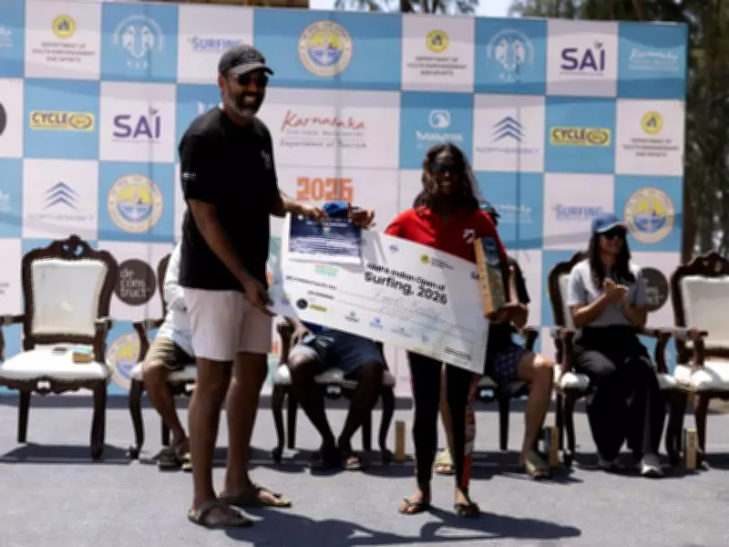 Tamil Nadu's Kamali Moorthy Shines at NMPA Indian Open of Surfing 2026 Final Day
