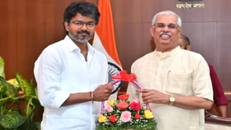 Tamil Star Vijay Meets Governor, Stakes Claim to Form Govt in Tamil Nadu