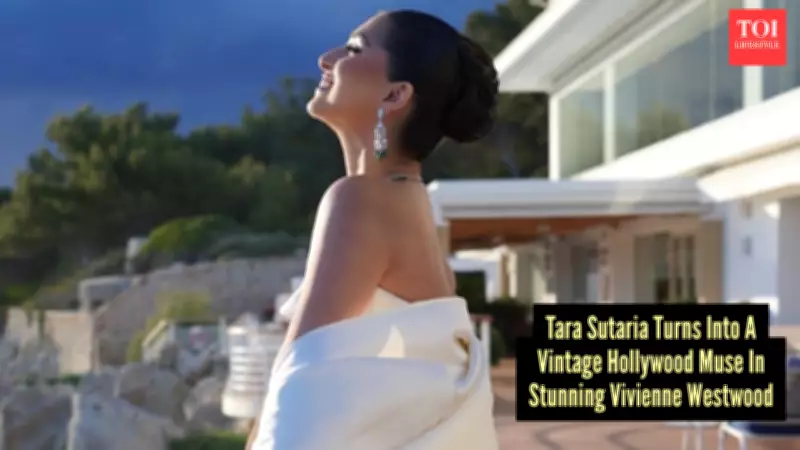 Tara Sutaria Channels 1950s Hollywood Glamour at Cannes in Vivienne Westwood Couture