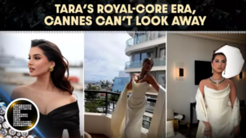 Tara Sutaria Stuns in Ivory Vivienne Westwood Gown at Cannes 2026
