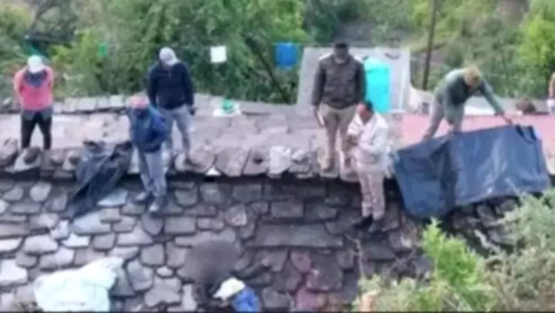 Taxi driver dies as car plunges onto house roof in Uttarakhand