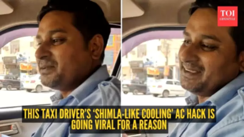 Taxi Driver's Simple AC Hack Goes Viral on Social Media Amid Heatwave