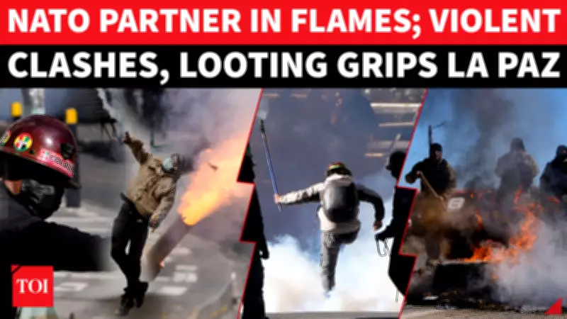 Tear Gas and Looting: Violent Clashes Deepen Bolivia's Political Crisis