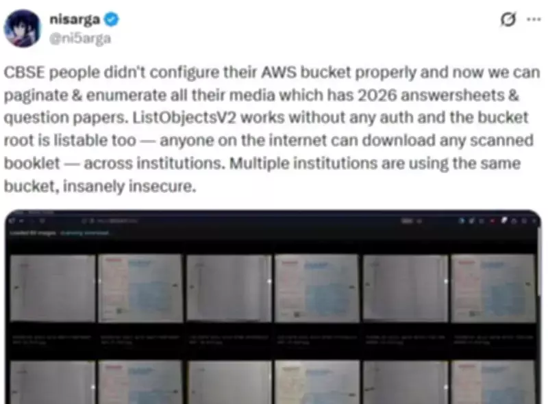 Teen Hacker Claims CBSE Answer Sheets Publicly Accessible in Cloud Storage