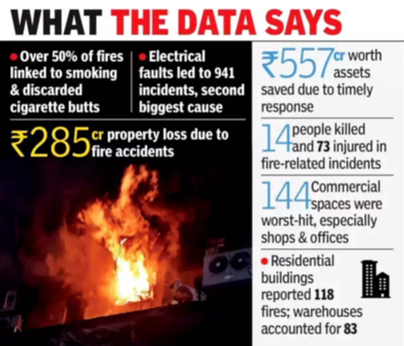 Telangana Reports 4,137 Fire Incidents in Q1 2026; Smoking Top Cause