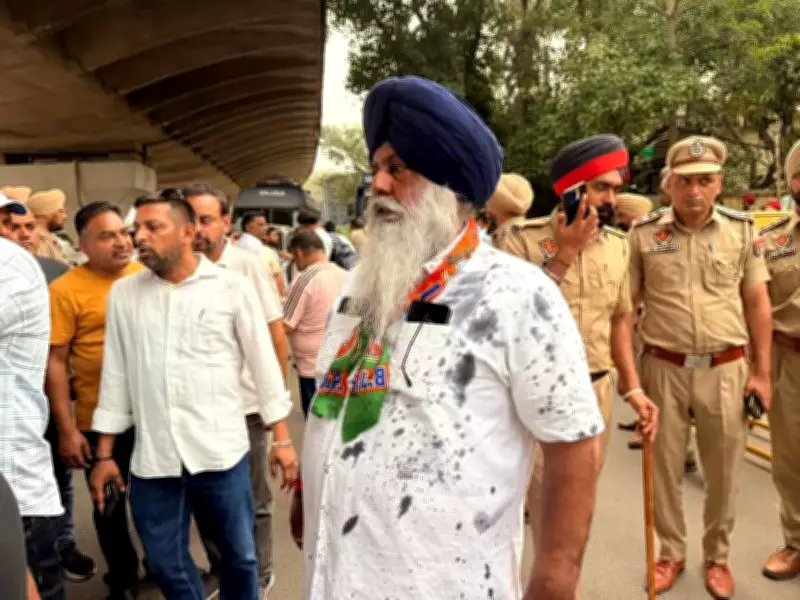Tension in Ludhiana After Miscreants Throw Ink at BJP Leaders