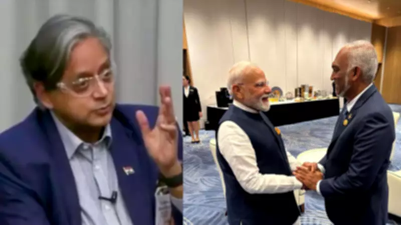 Tharoor Highlights India's Maldives Water Aid as Strategic Diplomacy Example