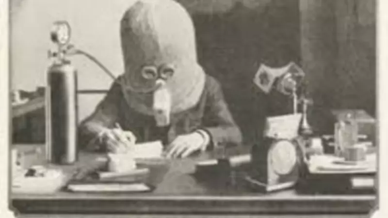 The Isolator: 1925 Helmet That Predicted Modern Productivity Tools