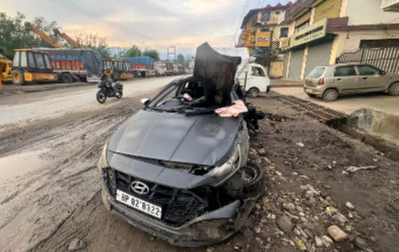 Three Dead, Two Critical in Himachal Car-Crane Collision