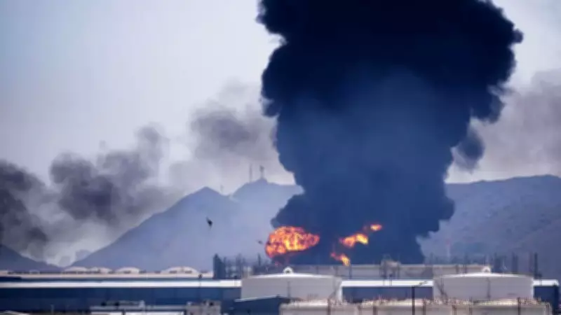 Three Indians Injured in UAE Fire After Drone Strike From Iran