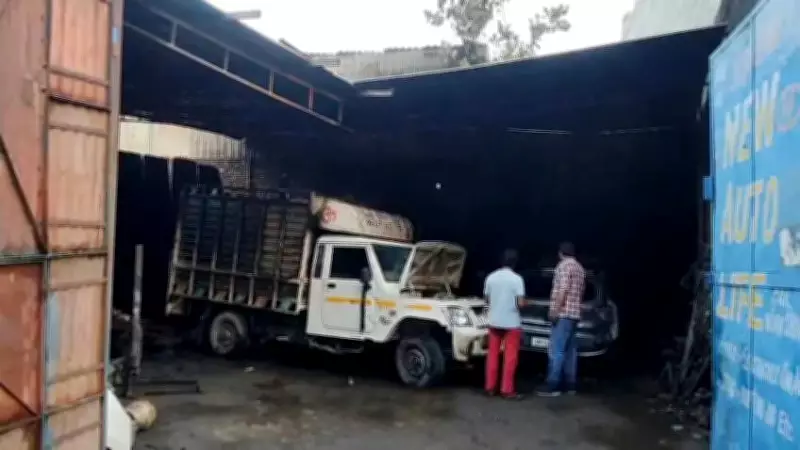 Three Vehicles Gutted in Ghaziabad Workshop Fire, No Casualties Reported